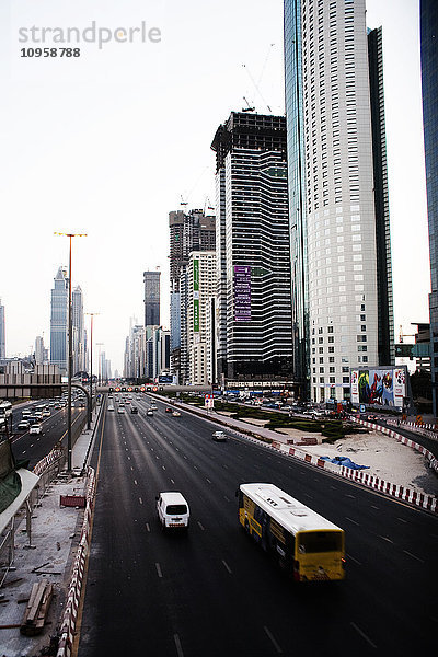 Wolkenkratzer  Dubai  Vereinigte Arabische Emirate.