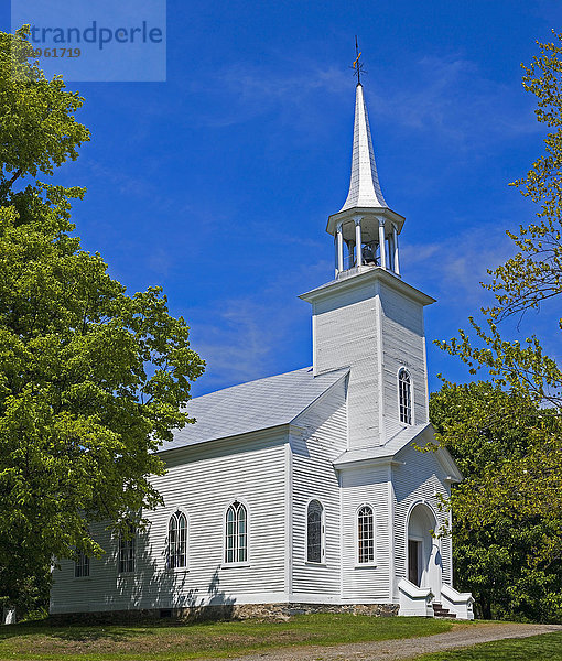 Alte Holzkirche  St. Paul's Anglican Church; St. Paul d'abbotsford  Quebec  Kanada'.