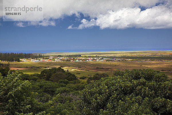 Ansicht von Lanai City; Lanai  Hawaii  Vereinigte Staaten von Amerika'.