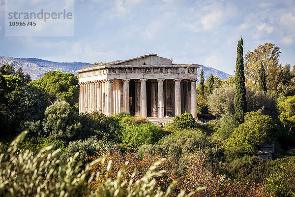 Hephaistos-Tempel  griechisch-orthodoxe Kirche St. Georg Akamates; Athen  Griechenland'.