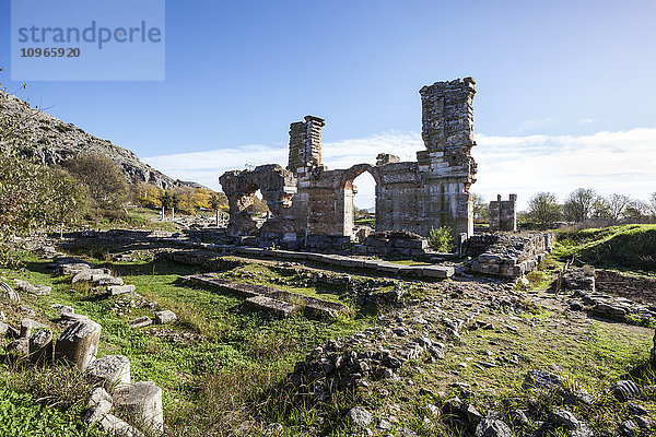 Ruinen der Basilika B; Philippi  Griechenland'.