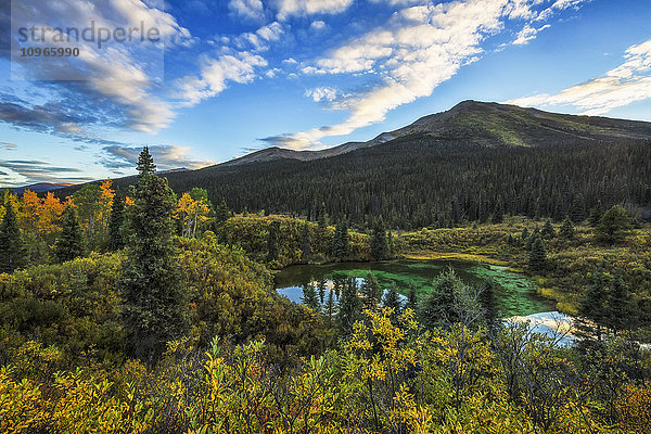 Ein Teil der Lapie Lakes entlang der South Canol Road; Yukon  Kanada'.