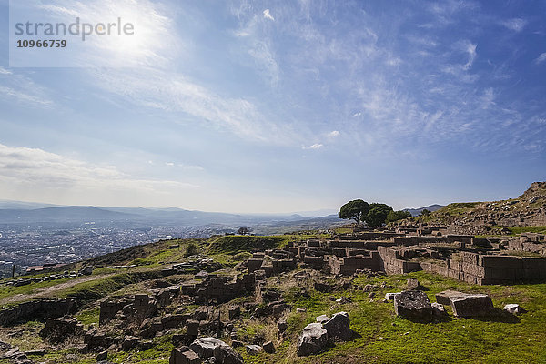 Stätte der antiken Ruinen; Pergamon  Türkei