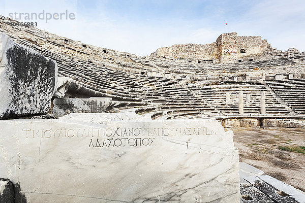 Ruinen eines Amphitheaters; Milet  Türkei'.