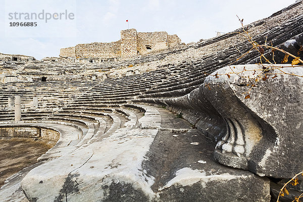 Ruinen eines Amphitheaters; Milet  Türkei'.