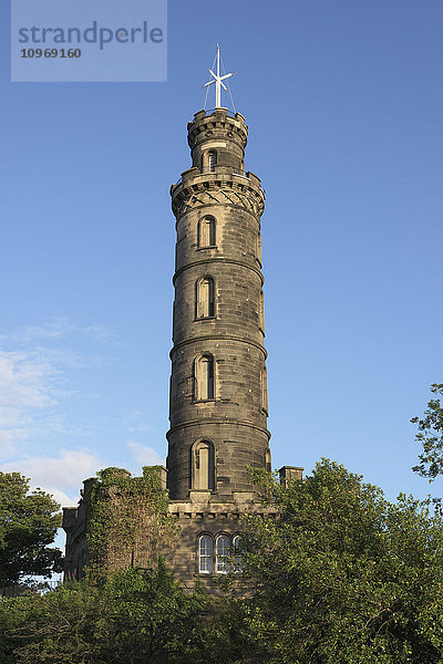 Nelson-Denkmal; Edinburgh  Schottland'.