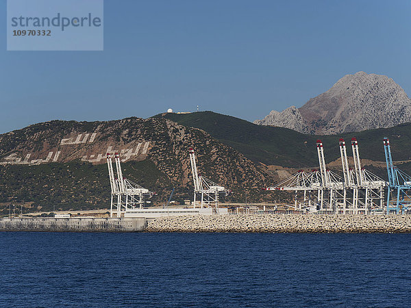 Mittelmeerhafen; Tanger  Marokko'.