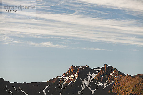 South Walrus Peak Near Cold Bay Between Morzhovoi Bay And Cold Bay On The Alaska Peninsula; Southwest Alaska  United States Of America'.