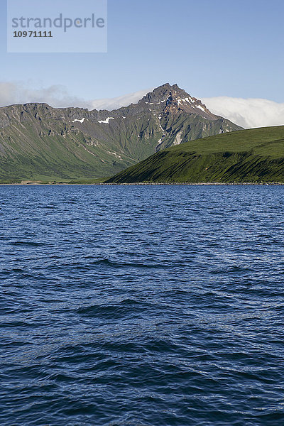 South Walrus Peak Near Cold Bay On The Alaska Peninsula In Summertime; Southwest Alaska  United States Of America'.
