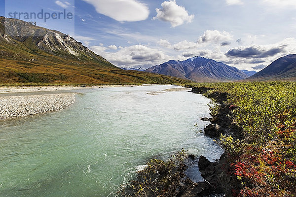 Der Noatak River  Brooks Range  Arktisches Alaska im Sommer; Alaska  Vereinigte Staaten von Amerika'.