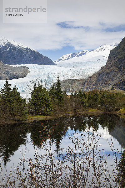 Alaska  Juneau  Mendenhall-Gletscher und Küstengebirge  Südost-Alaska  Sommer