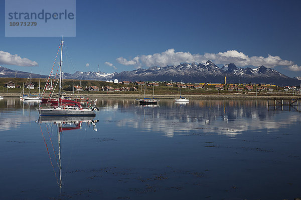 Ushuaia  die als die südlichste Stadt der Welt gilt; Ushuaia  Feuerland  Argentinien