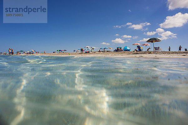Strand Mari Ermi  auch bekannt als der Strand der Reiskörner; Oristano  Sardinien  Italien