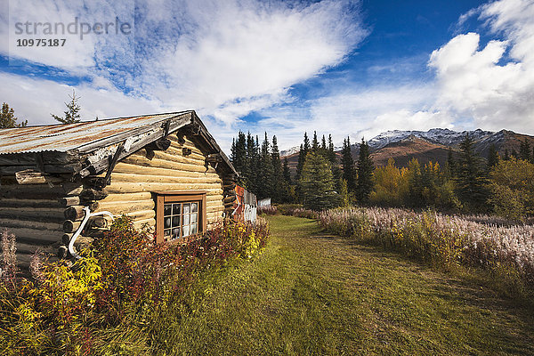 Kalhabuk Memorial Chapel in Wiseman  Arctic Alaska.