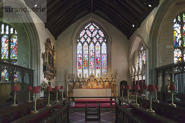 Innenraum der Kirche St. Peter und St. Paul; Lavenham  Suffolk  England'.