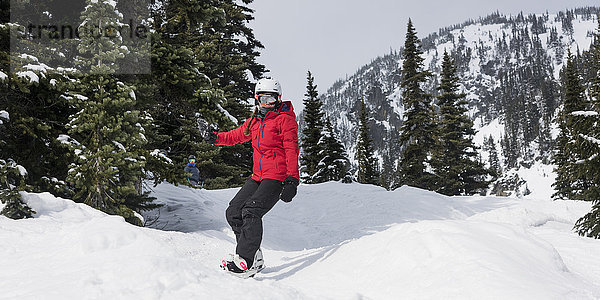 Snowboarder; Whistler  British Columbia  Kanada'.