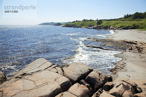 North Shore Küste bei Sept-Îles; Côte-Nord  Quebec  Kanada'.