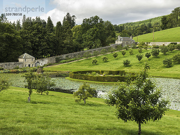 Gärten von Blair Castle; Blair Atholl  Schottland'.