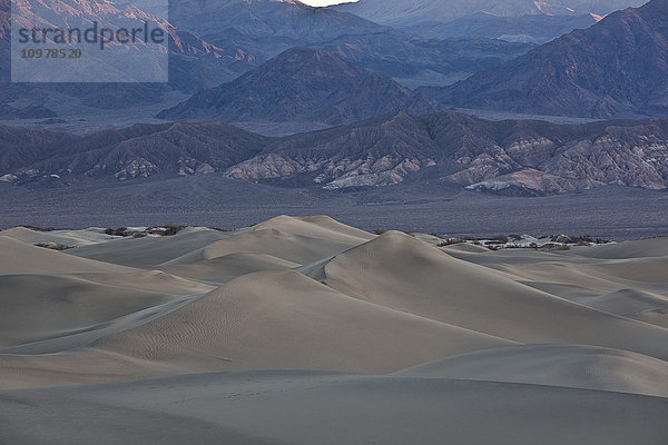 Mesquite Sand Dunes  Death Valley National Park  Kalifornien.