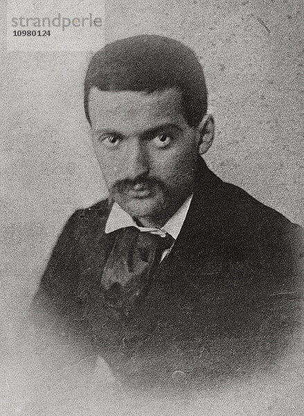 Paul Cézanne  1839-1906. Nach einer Fotografie um 1860. Französischer Künstler und postimpressionistischer Maler. Aus Paul Cézanne  veröffentlicht 1935.