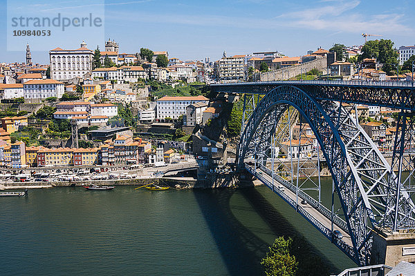 Portugal  Porto und Douro und Arrabida-Brücke