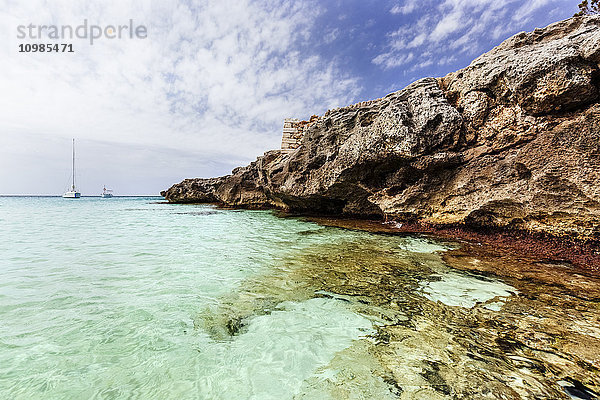 Spanien  Balearen  Menorca  Strand von Talaier