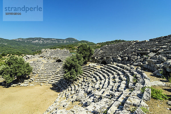 Türkei  Dalyan  Amphitheater der antiken Stadt Kaunos