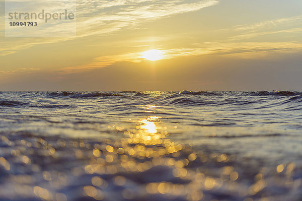 Ostsee bei Sonnenaufgang  Bunken  Aalbaek-Bucht  Ostsee  Nordjütland  Dänemark