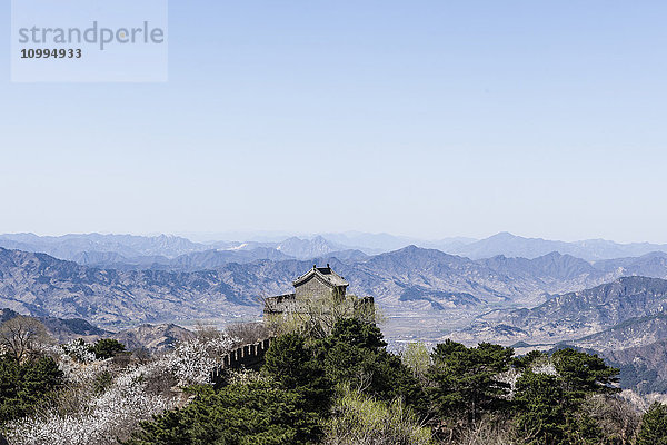 Abschnitt Mutianyu der Chinesischen Mauer  Bezirk Huairou  China