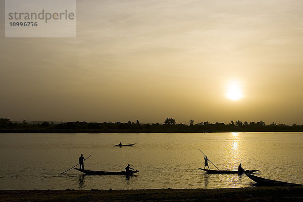 Der Fluss Niger  Niamey  Niger.