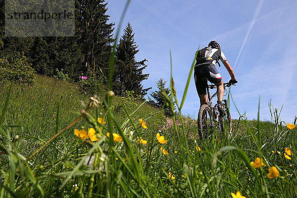Dre Dans le l'Darbon : Mountainbike-Rennen in den französischen Alpen.