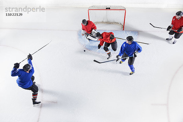 Hockeyspieler auf dem Eis