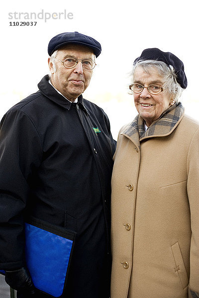 Ein älteres Ehepaar  Porträt.