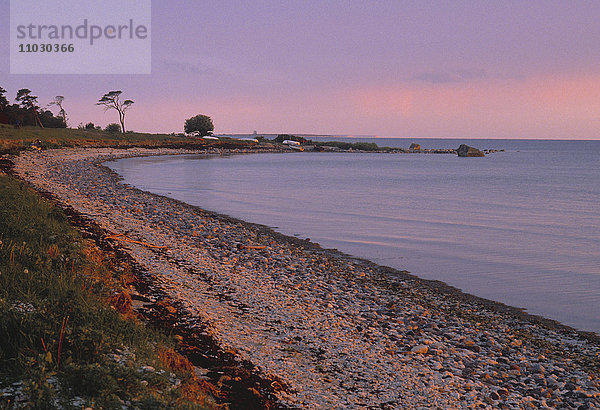 Stonebeach bei Sonnenuntergang