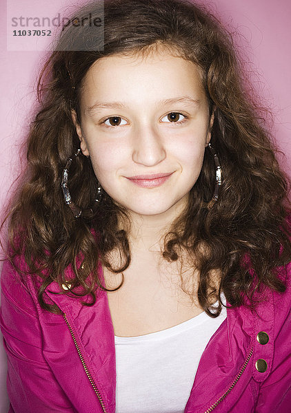 Porträt eines Mädchens im Teenageralter  Schweden.