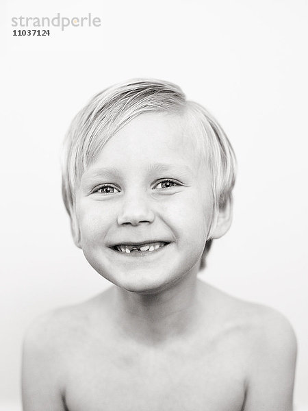Porträt eines schwedischen Jungen  Schweden.