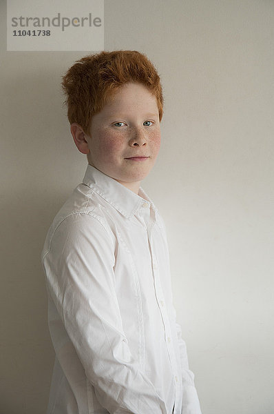 Junge mit roten Haaren  Portrait
