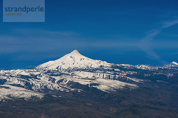 Schneebedeckter Berg  Maupin  Oregon  Vereinigte Staaten