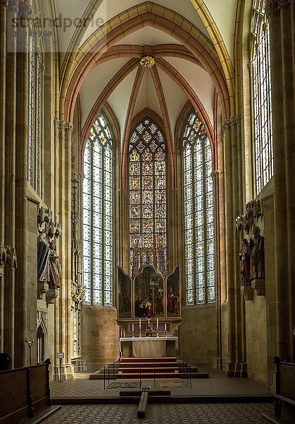 Altar im Meißener Dom  Meißen  Sachsen  Deutschland  Europa