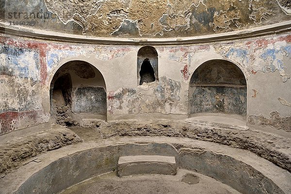 Stabianer-Therme  antike Stadt Pompeji  Kampanien  Italien  Europa