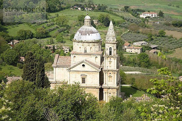 Kirche San Biagio  Montepulciano  Toskana  Italien  Europa