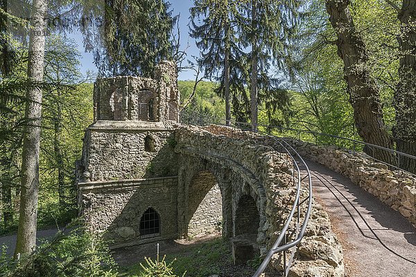 Künstliche Ruine  Schlosspark Belvedere  Weimar  Thüringen  Deutschland  Europa