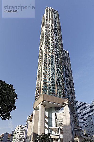 Victoria Towers  Wohnhochhaus  Tsim Sah Tsui  Kowloon  Hongkong  China  Asien