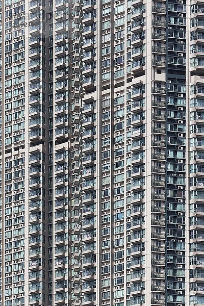 Victoria Towers  Wohnhochhäuser  Tsim Sah Tsui  Kowloon  Hongkong  China  Asien
