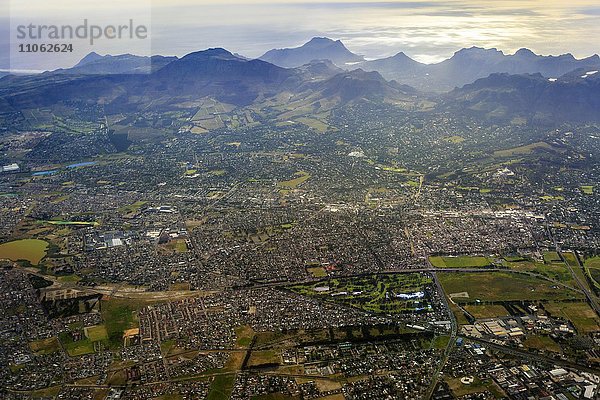 Kapstadt  Southern Suburbs  Luftaufnahme  Westkap  Südafrika