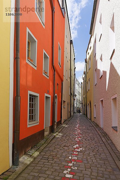 Höllgasse  Altstadt  Passau  Niederbayern  Bayern  Deutschland  Europa