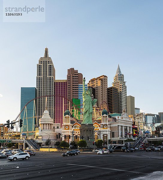New York New York Hotel und Casino  Las Vegas  Nevada  USA  Nordamerika