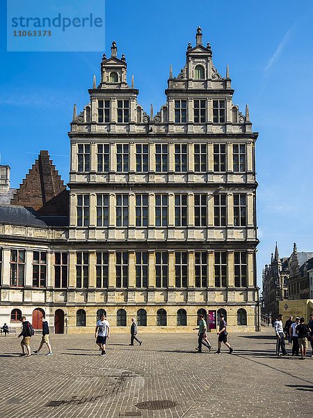 Stadthuis  Rathaus  Gent  Flandern  Belgien  Europa