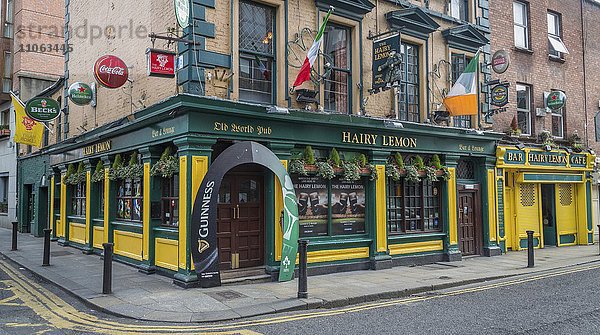 Historischer Irish Pub  Dublin  Irland  Europa