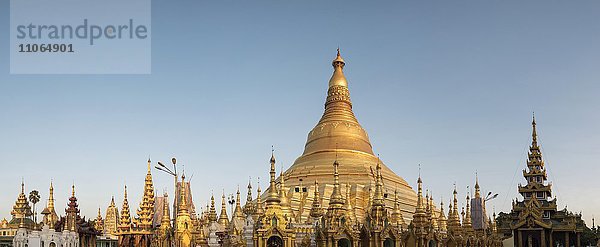 Shwedagon-Pagode  Rangun  Yangon  Myanmar  Asien